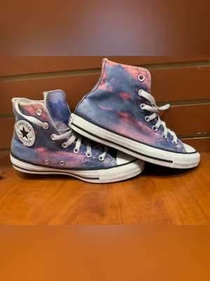 Converse Chuck Taylor All Star High Top Tie-Dye Galaxy Sneakers Size 8 thumbnail 2