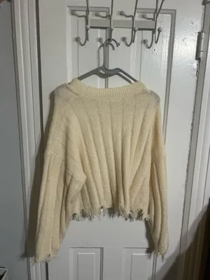 Target White sweater thumbnail 2