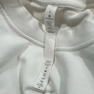 Lululemon Perfectly Oversized Crewneck Sweatshirt Bone Women’s 6 thumbnail 3