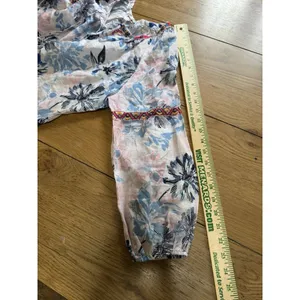 Johnny Was‎ Workshop Size Small Embroidered Long Sleeve Tunic Top Blouse Floral thumbnail 6