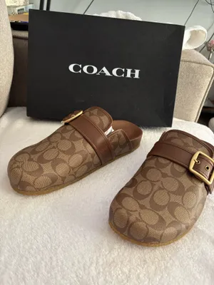 Coach Signature Canvas Mules Sz10 Unisex thumbnail 12
