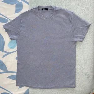 Brandy Melville Blue Striped Short Sleeve Tee thumbnail 1