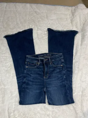 American Eagle Slit Side Flare Jeans sz.00 thumbnail 1