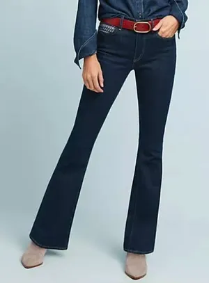 Anthropologie x Levi's Made & Crafted Stem Flare Embroidered Jeans NWT Sz. 25 thumbnail 1
