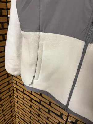 The north face white polartec fleece size large thumbnail 5