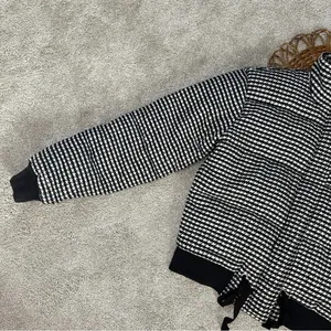 Tularosa X Revolve Ansley Puffer Houndstooth Wool Blend Jacket Coat Size XS thumbnail 5
