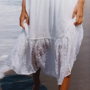 NWT!! J. CREW Sorrento Dress Cotton Voile Solid White Bridal Preppy XXS XX-Small thumbnail 5