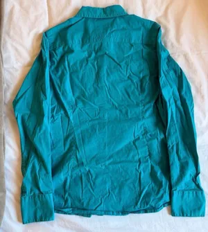 Ariat Women’s Kirby Stretch Turquoise Western Button Up Shirt thumbnail 3