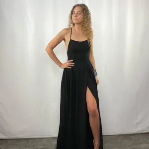 NWT Lulus Dreamy Romance‎ Backless Maxi Dress in Black Size Extra Small thumbnail 3