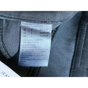 NWT Womens American Eagle Dream Jean Legging super high rise gray size 4/27 thumbnail 9