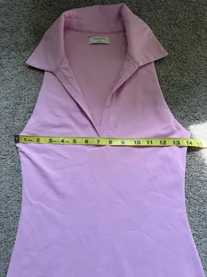 Aritzia Babaton Contour Polo Mini Dress in Lyrical Lilac Size Medium Tennis Prep thumbnail 14