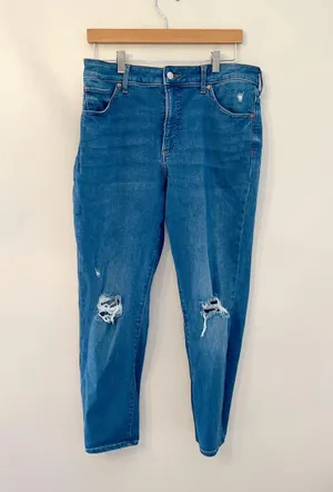 Express Curvy High Rise Skinny Jeans thumbnail 3