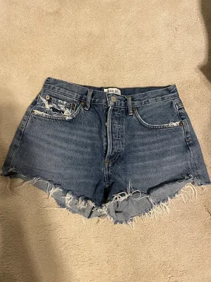 GUC Agolde Parker denim shorts in control thumbnail 3