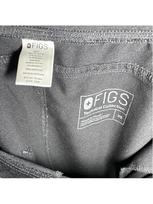 FIGS Technical Collection Scrub Pants XS Black 29” inseam thumbnail 4