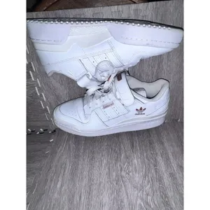 Adidas Women's Forum Low Sneakers White Rose‎ Gold Size 8.5 Casual thumbnail 7
