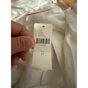 Anthropologie Off The Shoulder Button Midi Dress Size 12 Prairie Cottage‎ New thumbnail 7