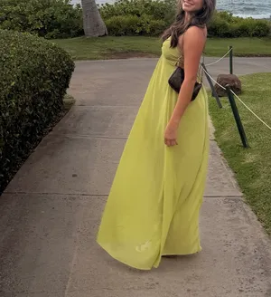 Green Maxi Dress ZARA thumbnail 3