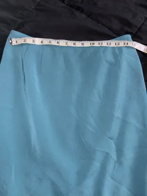 Kasper Teal Blazer Skirt Set thumbnail 6