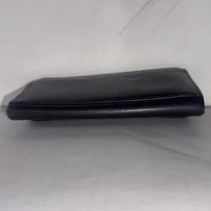 VTG Y2K Chunky Chain Brighton Black Equestrian Coastal Cowgirl Leather Wallet‎ thumbnail 5