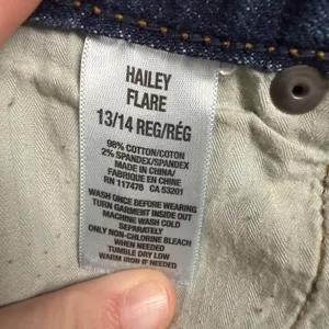 Aeropostale Hailey Flare Jeans Juniors 14 Blue Med Wash Mid Rise Stretch Denim thumbnail 8
