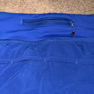 Lululemon Hotty Hot Skirt II Activewear Mesh Hem Sapphire Blue 6 thumbnail 5
