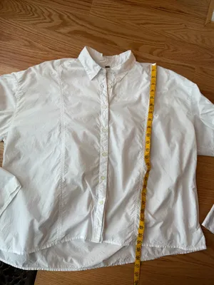 Free People Cotton Brown Eyed Girl White Poplin Ruched Tie Sleeve Shirt S thumbnail 12