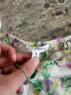 Blu Pepper Floral Top thumbnail 2