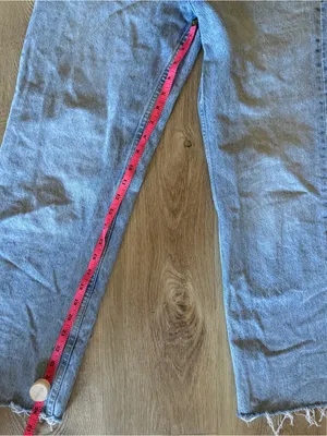 Zara Light Blue Straight cropped Jeans thumbnail 4