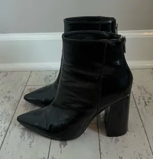 Forever 21 Black Patent Boots thumbnail 1