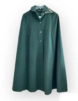 COJANA London wool / cashmere blend cape, made in England, one size thumbnail 1
