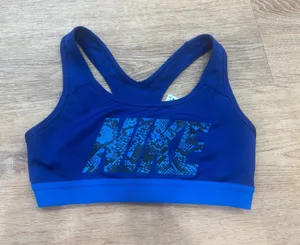 Blue Nike sports bra thumbnail 1