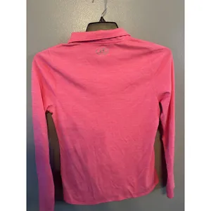 Under Armour Womens Heat Gear Loose 1/4‎ Zip Pullover Size Medium Pink thumbnail 4