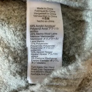 J. Crew Gray Boucle Sweater Cardigan Jewel Buttons XS Merino Wool Blend Pockets thumbnail 5