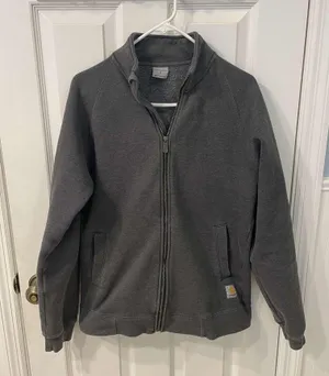 Carhartt Gray Fleece Jacket thumbnail 1