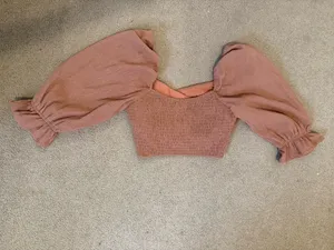 Amuse Society Brown Long sleeve Top thumbnail 2