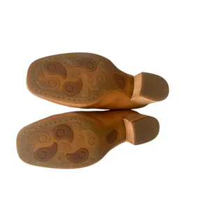 Born tan mules size 9 boho hippie western thumbnail 3