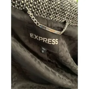 Express tweed jacket winter coat size medium thumbnail 6