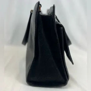 Kate Spade NY Carena Kay Street Pebble Handbag Black Leather Satchel Bag Tote thumbnail 3