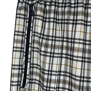 Urban Outfitters Medium Pants Plaid Pull-On Stretch Zip Pockets Hi-Rise Creased thumbnail 3