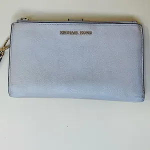 Michael‎ Kors Adele Double Zip Gold Tone Wristlet Wallet thumbnail 2