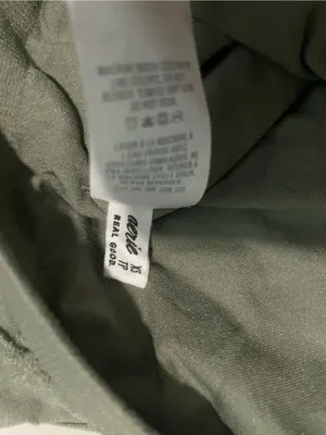 aerie Olive Green Embroidered Scoop Tank thumbnail 3