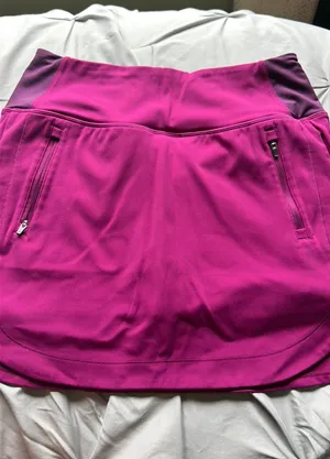 Athleta Fairway Golf Skort 18" Purple Medium thumbnail 1