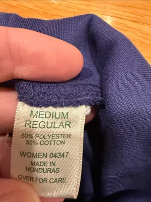L.L.Bean blue turtleneck size medium. thumbnail 3
