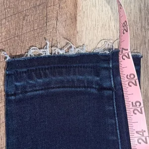 American Eagle Womens Super Stretch X4 Distressed High Rise Jegging‎ Dark Wash 6 thumbnail 10