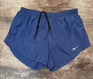 Nike Dri-Fit Lined Blue/Purple Running Activewear Shorts Small Drawstring thumbnail 1