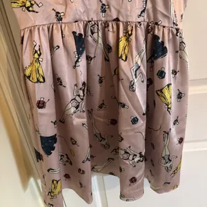 Unique Vintage Smak Parlour Pink Retro Paper Doll Halter Neck Dress Size Large thumbnail 3