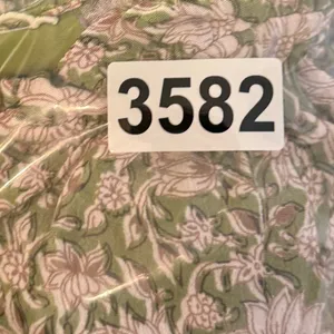 Anthropologie Robin Tiered‎ Mini Dress in Moss Floral thumbnail 6