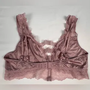 Victoria's Secret Satin Lace Bralette, Size: Large thumbnail 2