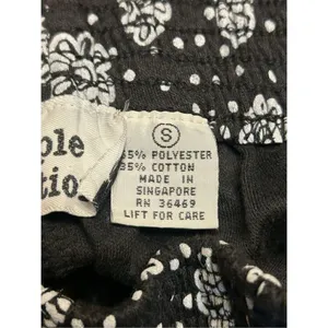 Simple Addition pants floral pull on size Small (0055) Black thumbnail 5