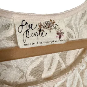 Free People Miles Of Lace Fit And Flare Dress Sz M thumbnail 3